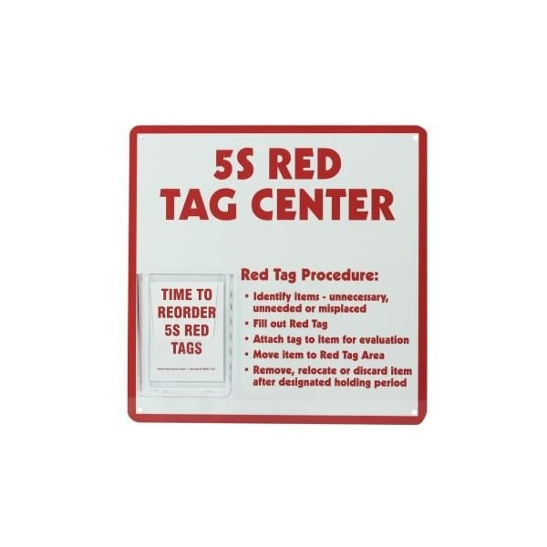 Accuform 5S RED TAG CENTER LANGUAGE BRITISH TAC813 TAC813 - main